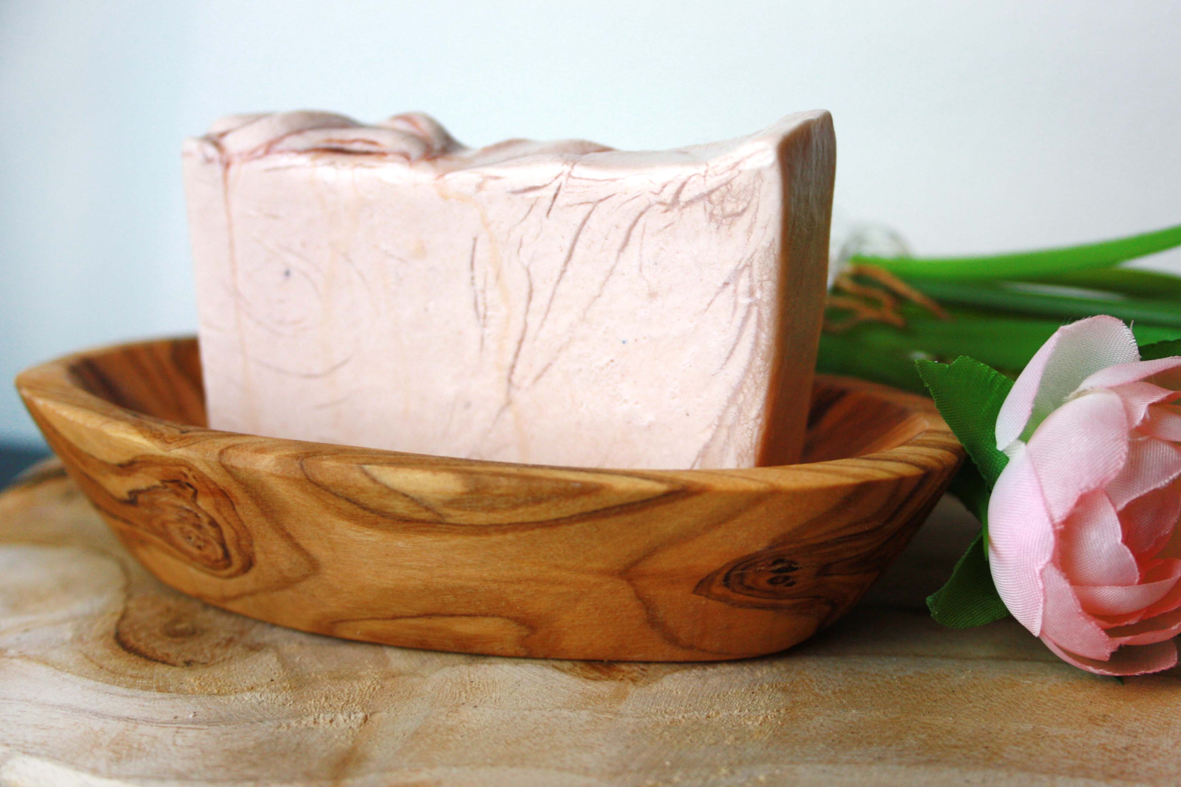 Seifenschale aus Olivenholz (oval)