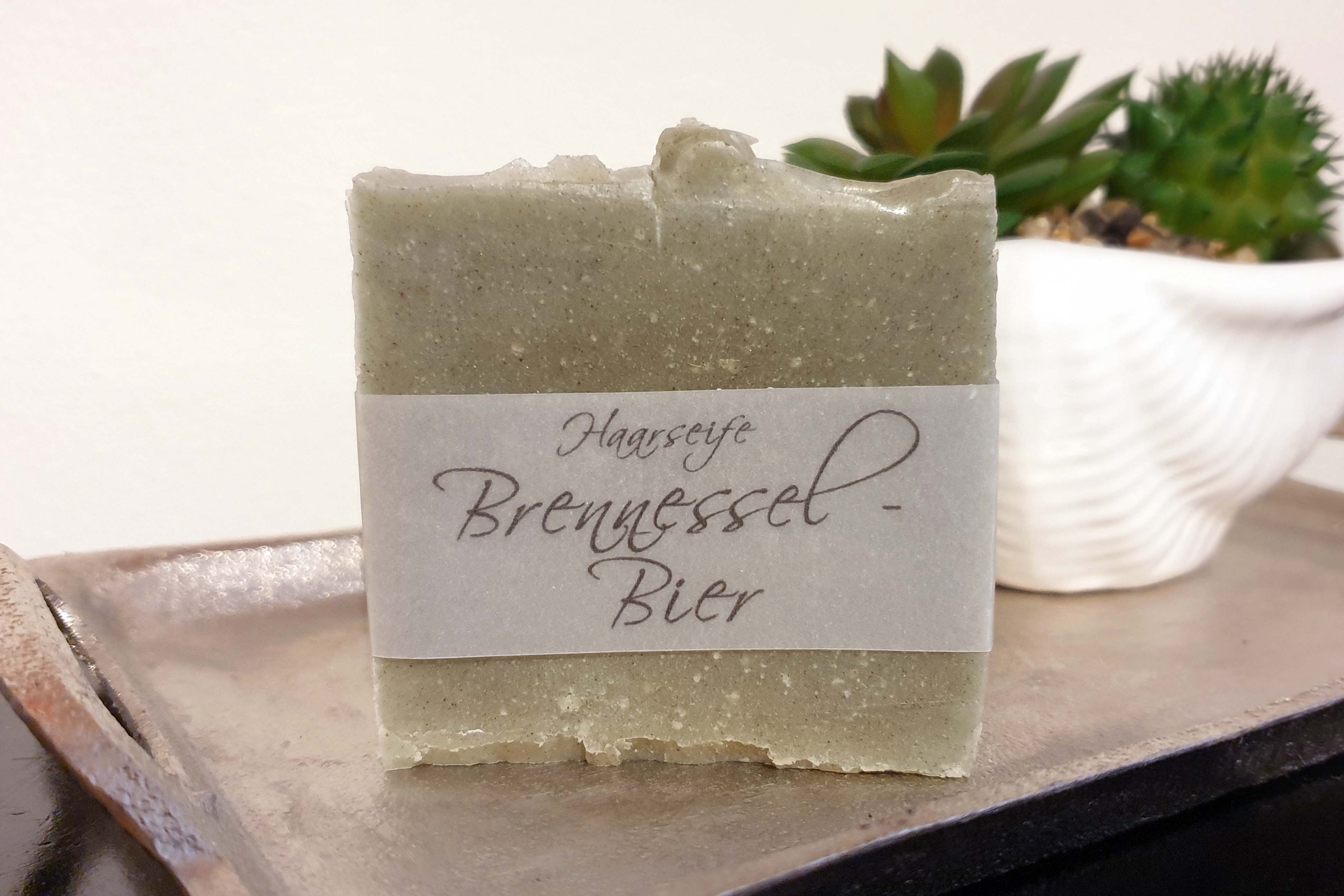 Haarseife Brennessel & Bier