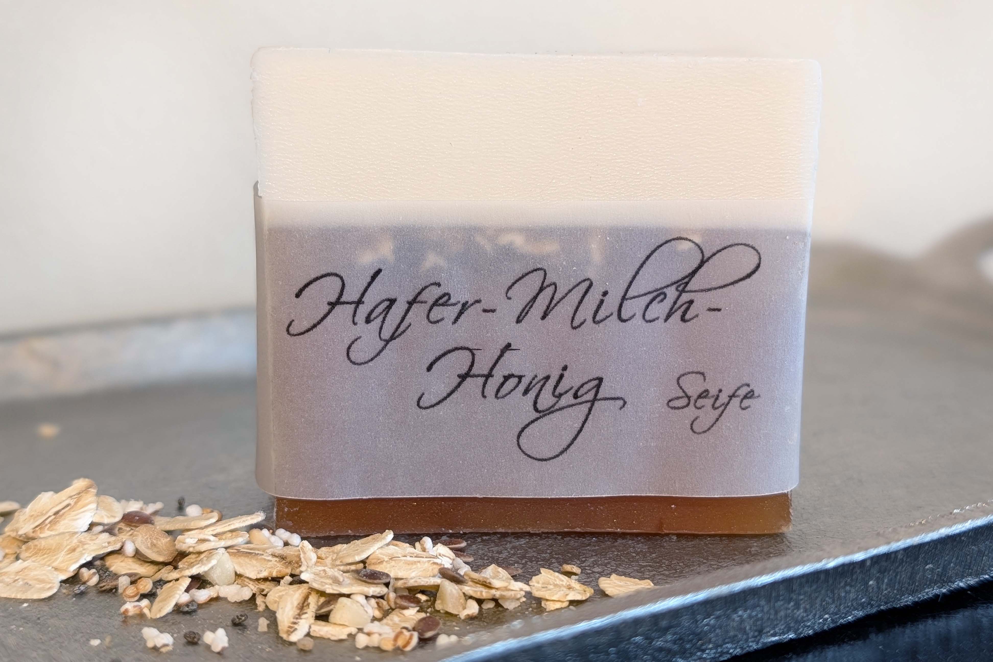 Hafer-Milch-Honig Seife